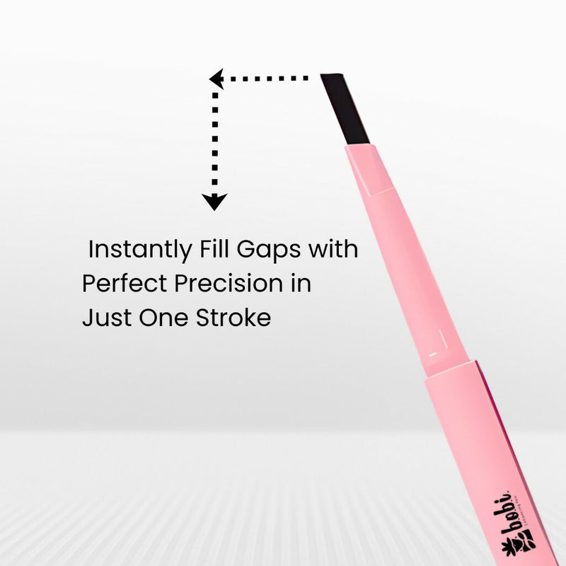 BOBI Eyebrow Pencil Black Waterproof Smudgeproof Finish