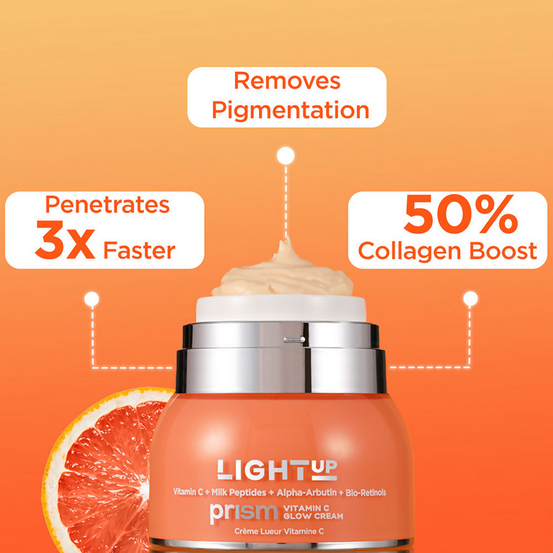 Light Up Vitamin C Face Cream For Pigmentation Ageing And Collagen