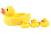 ToysBuddy Baby Bathing Rubber Squeaky Ducks Floating Play Water Pool Tub Toys (Yellow)