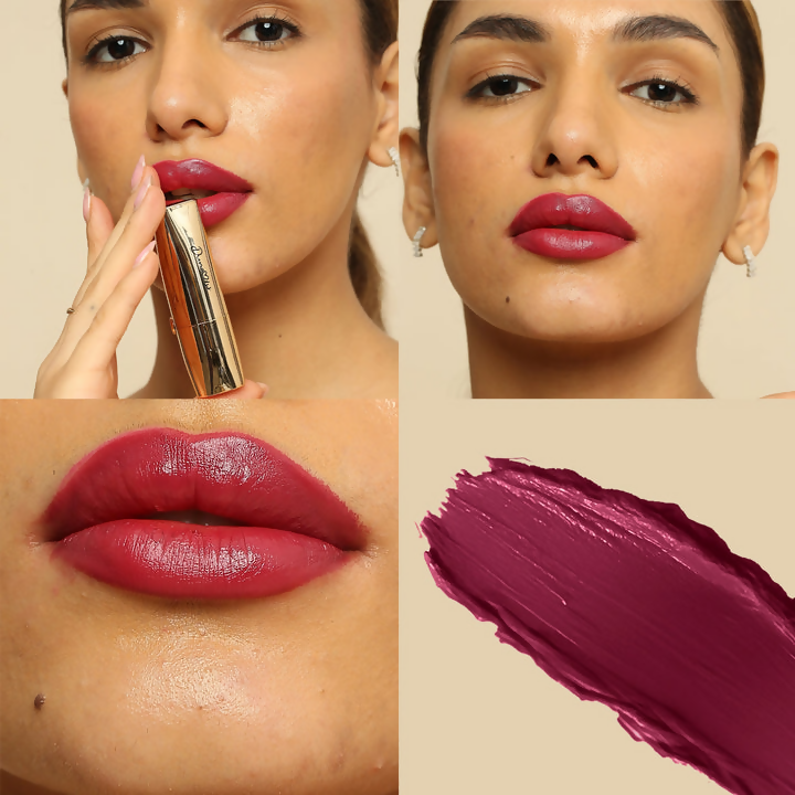 Dunamiss Matilda Deep Mauve Satin Lipstick