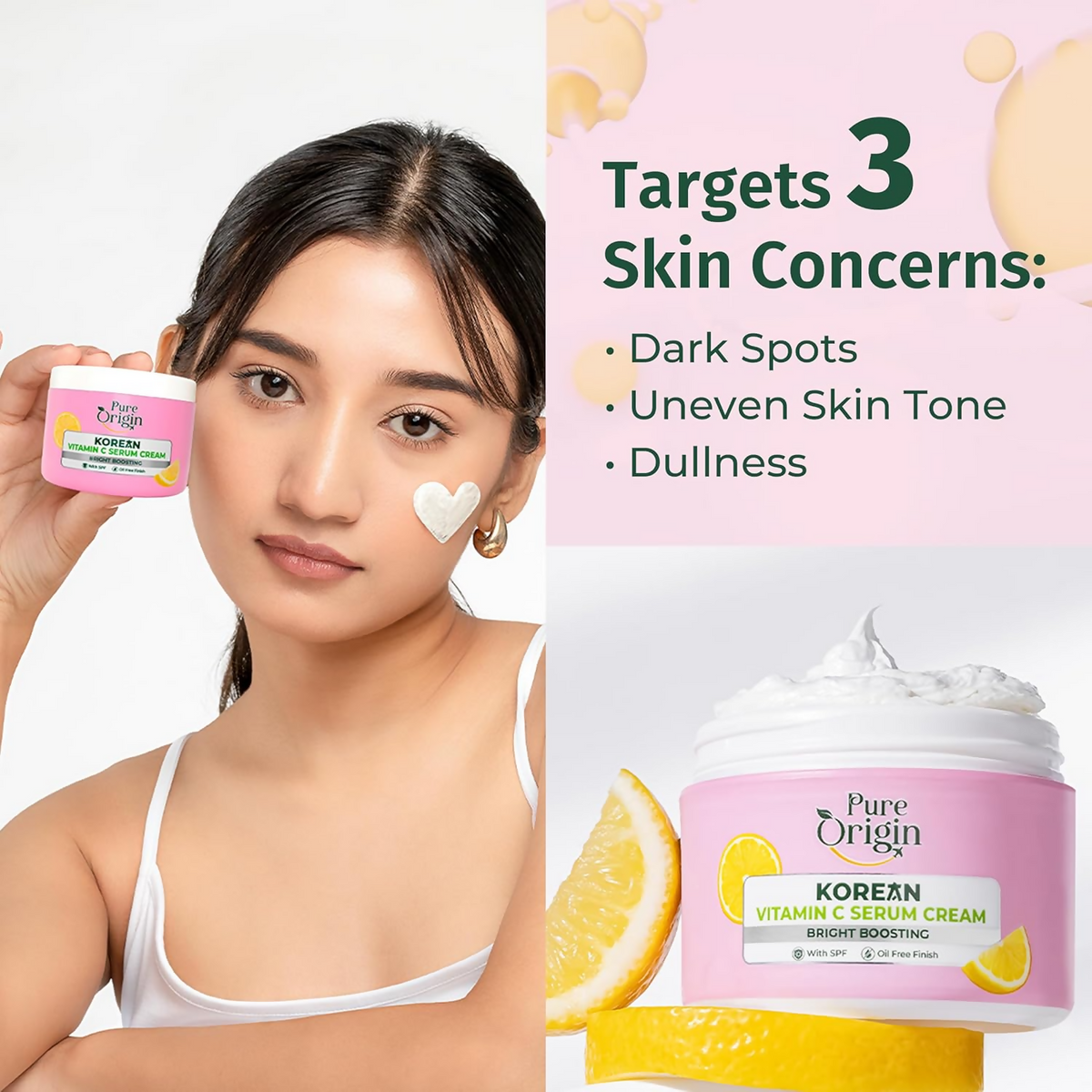 Pure Origin Korean Vitamin C Bright Boosting Serum Cream