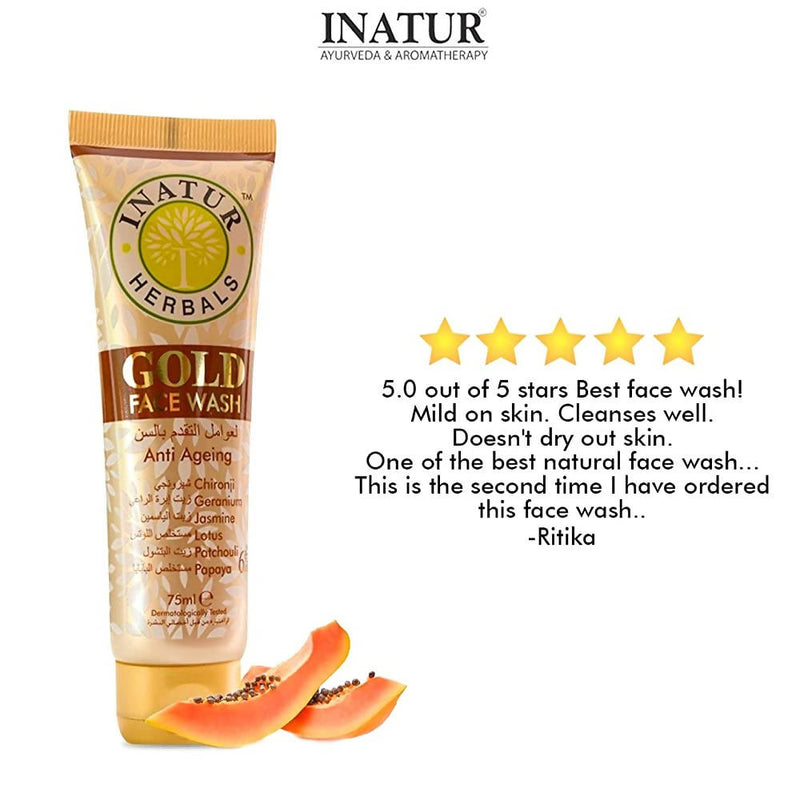Inatur Gold Face Wash
