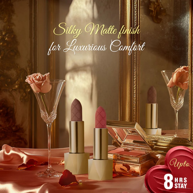 Faces Canada Comfy Silk Obsession Lipstick - Bold Brown 07