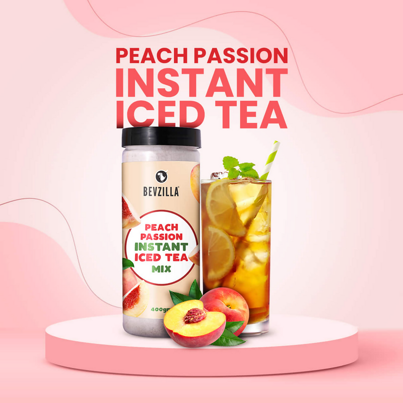 Bevzilla Peach Passion Instant Iced Tea Mix