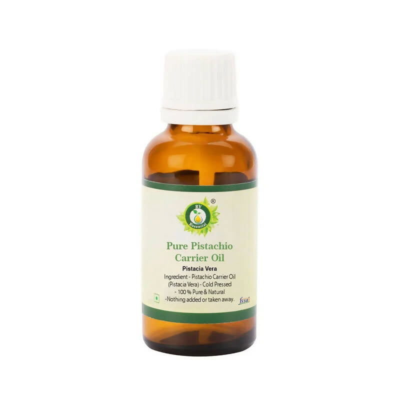 Bottle of pure myrtle essential oil on a white background