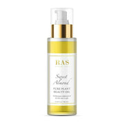 RAS Sweet Almond Pure Plant Beauty Oil bottle on a white background
