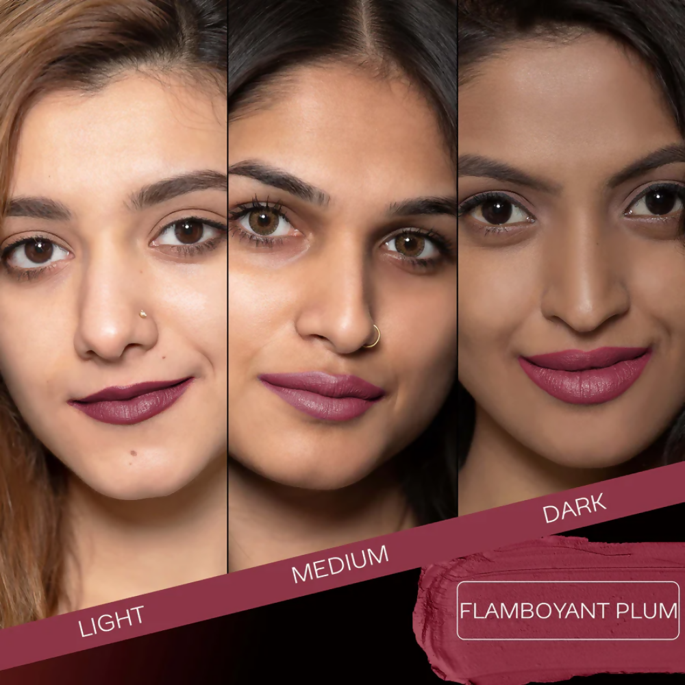 Faces Canada Weightless Matte Finish Lipstick - Flamboyant Plum 12