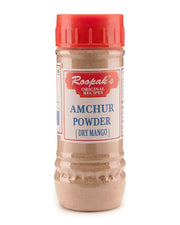 Bottle of Roopak's Amchur Powder on a white background