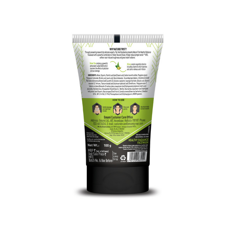 Fair and Handsome Nature First Healthy Radiance Face Wash
