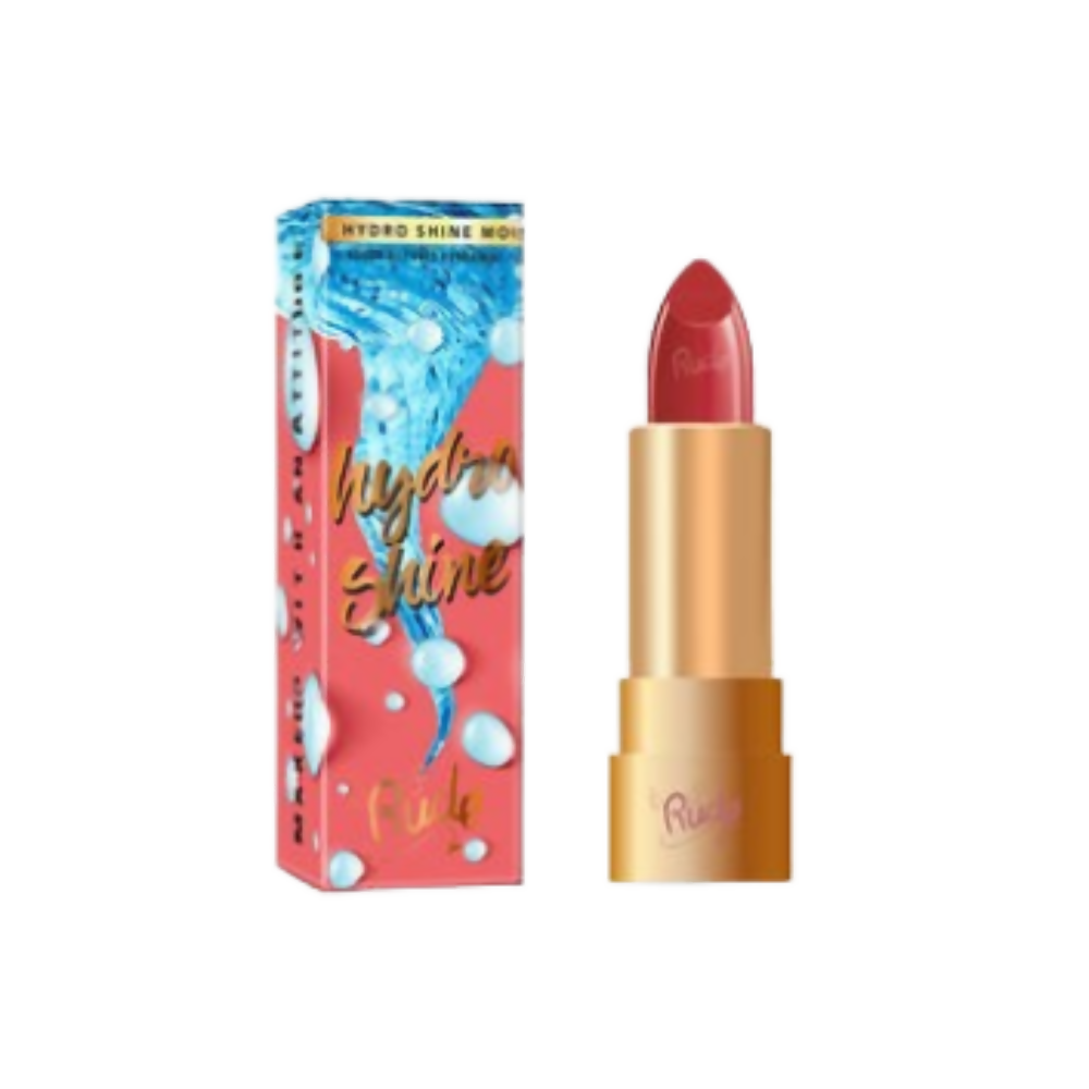 Lipstick with packaging on a white background