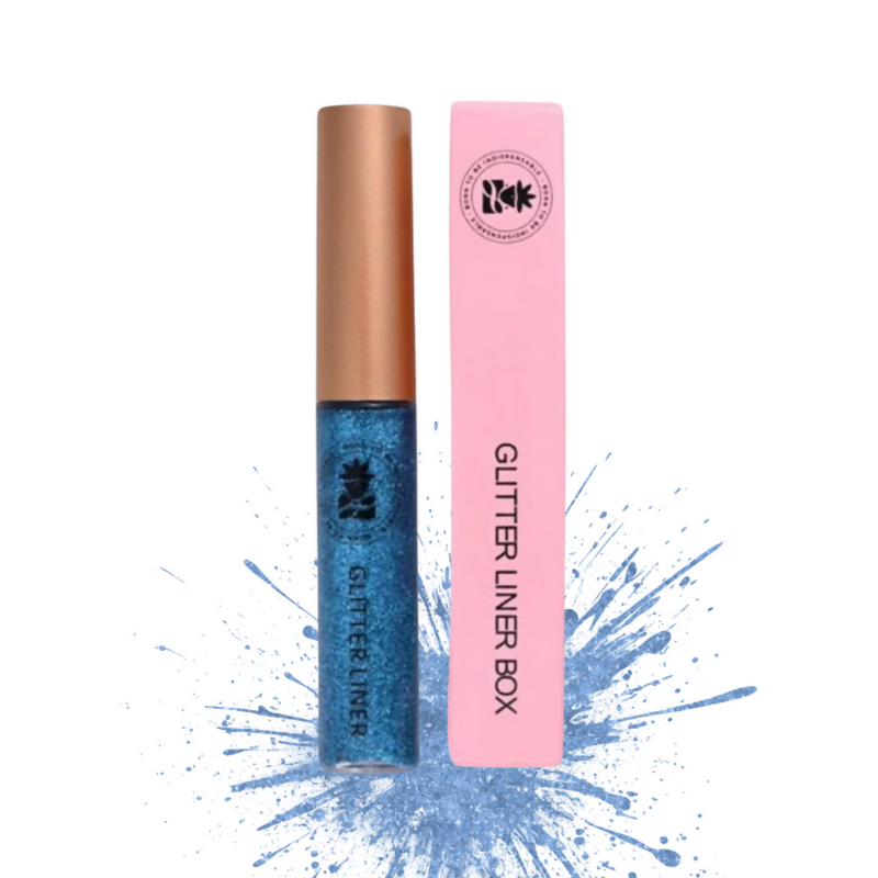 BOBI Glitter Eyeliner Blue Diamond Sparkle Finish