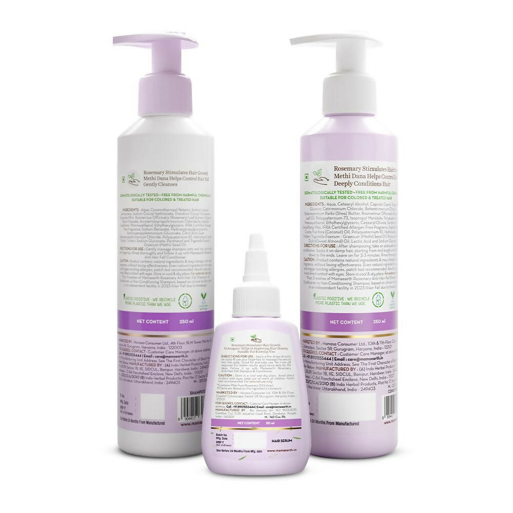 Mamaearth Rosemary Hair Growth Boosting Combo