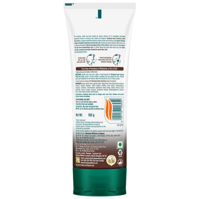 Himalaya Herbals Deep Cleansing Coffee Face Scrub