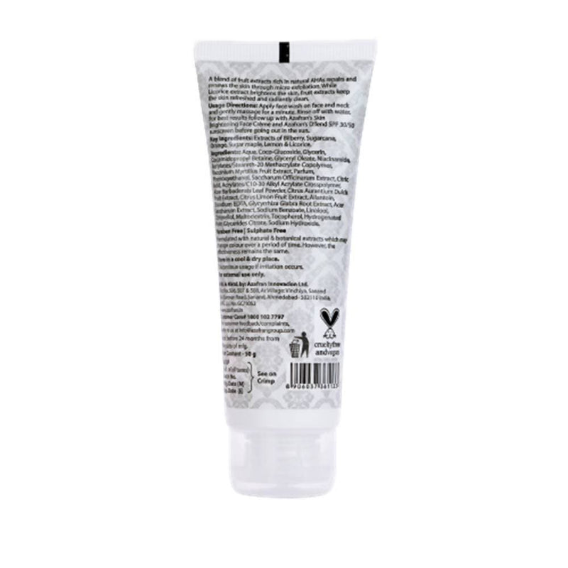 Azafran Organics Skin Brightening Face wash