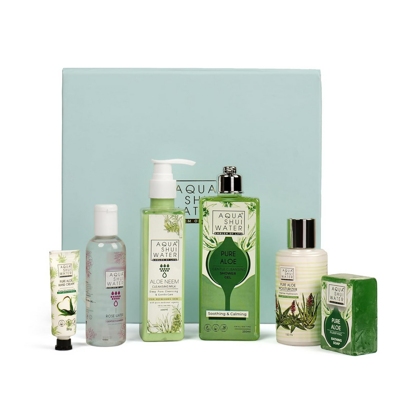 Aqua Shui Water Body Care Gift Set For Women 6-Piece Luxury Skincare Kit