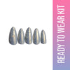 SOEZI Icey Spicy Reusable Press On Nails - Ready To Wear Kit