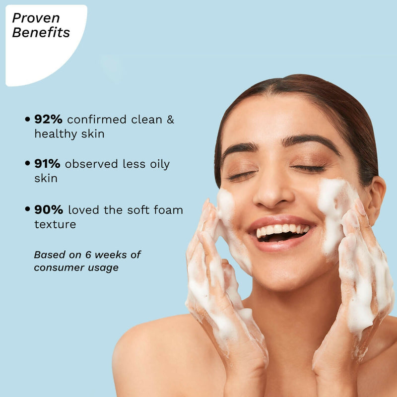 Pilgrim Volcanic Lava Ash Foaming Face Wash with Brush - Limited Time Offer