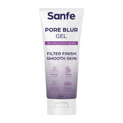 Sanfe Pore Blur Gel tube on a white background