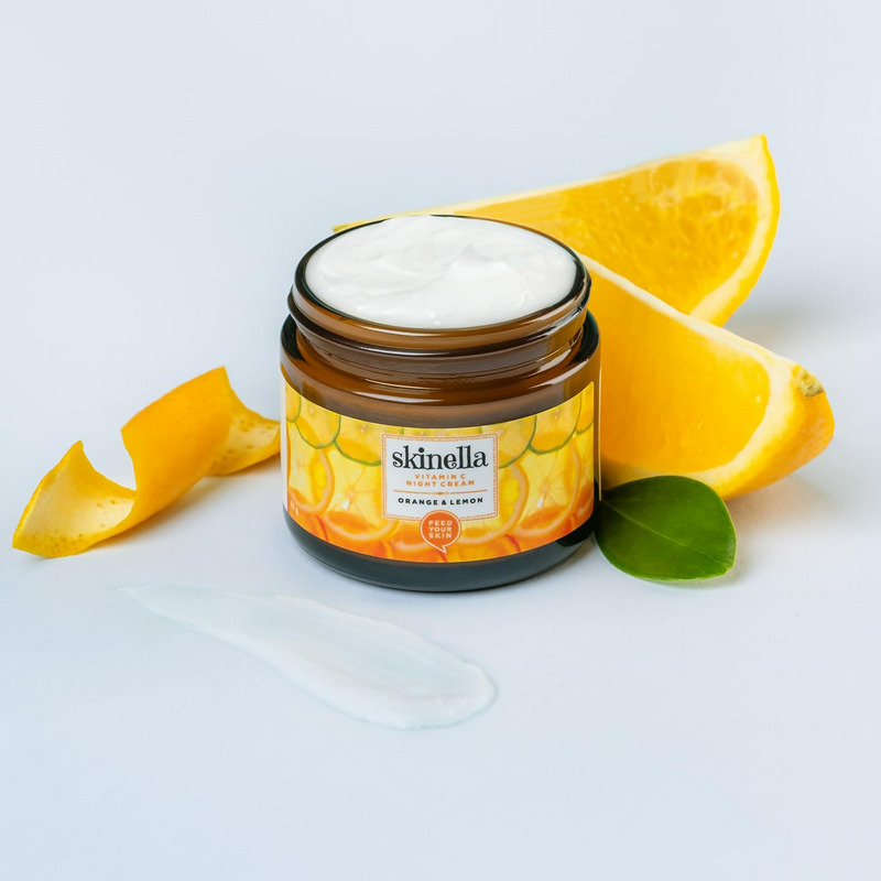 Skinella Vitamin C Night Cream-Orange Lemon