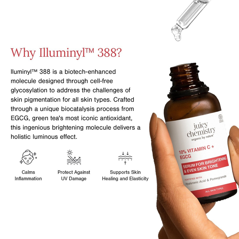 Juicy Chemistry 10% Vitamin C + EGCG Face Serum