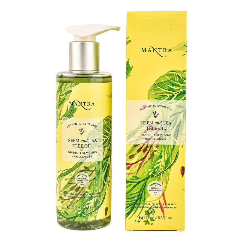 Mantra Herbal Neem and Tea Tree Oil Dandruff Removing Hair Cleanser