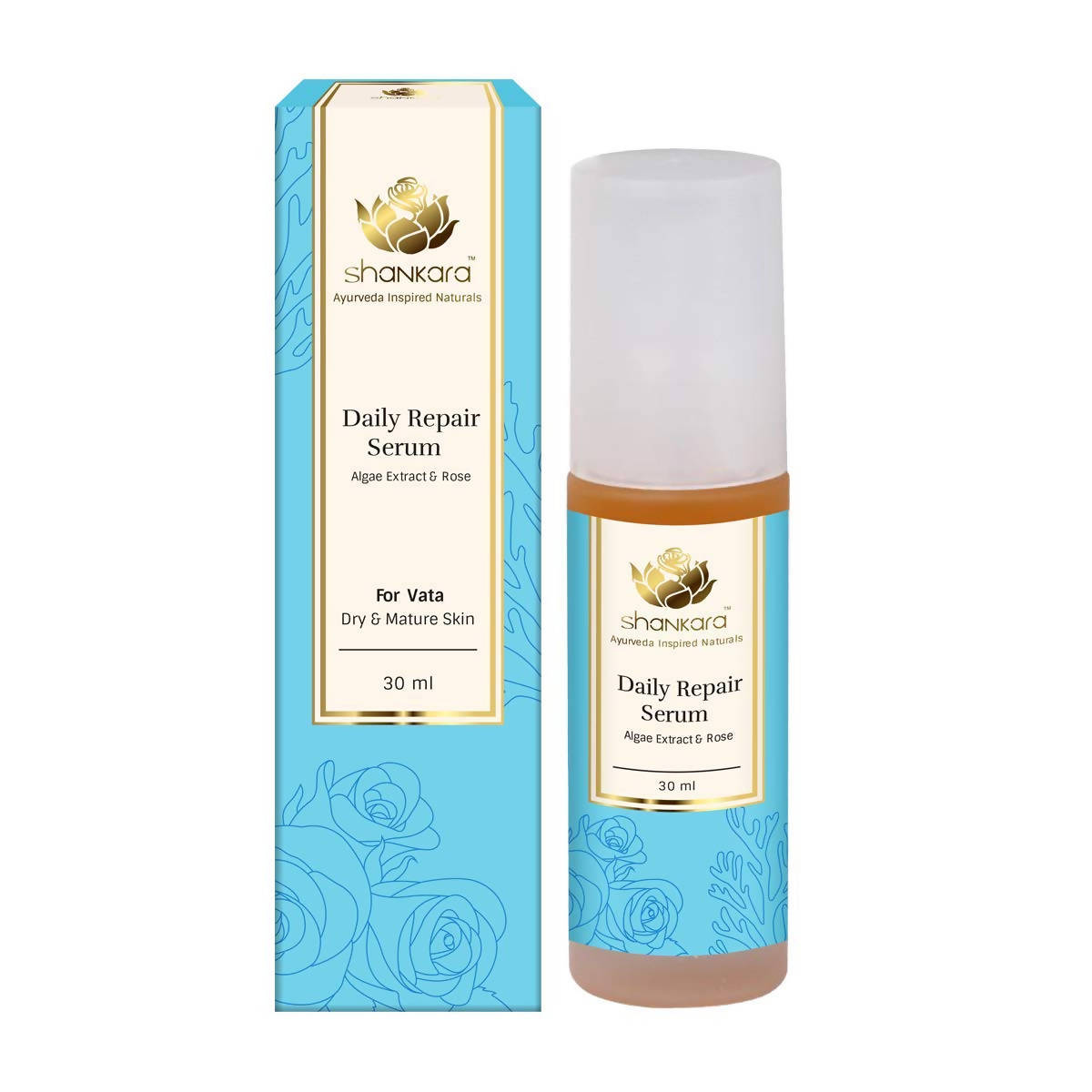 Shankara Daily Repair Serum with packaging on a white background