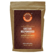Shesha Ayurveda Kasturi Nalpamaradi product packaging on a white background