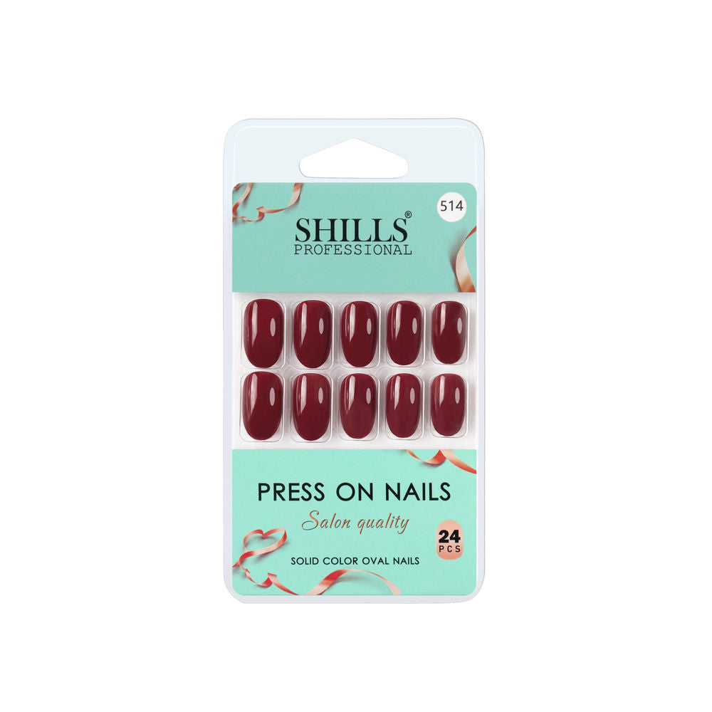 Pack of Shills Professional press-on nails with a light blue background
