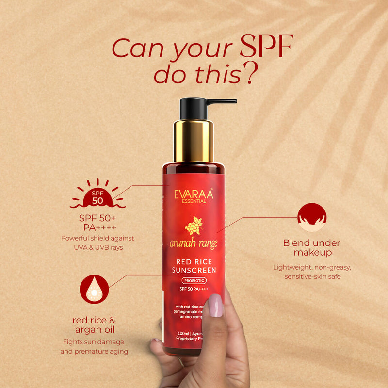 Evaraa Essential Red Rice Sunscreen