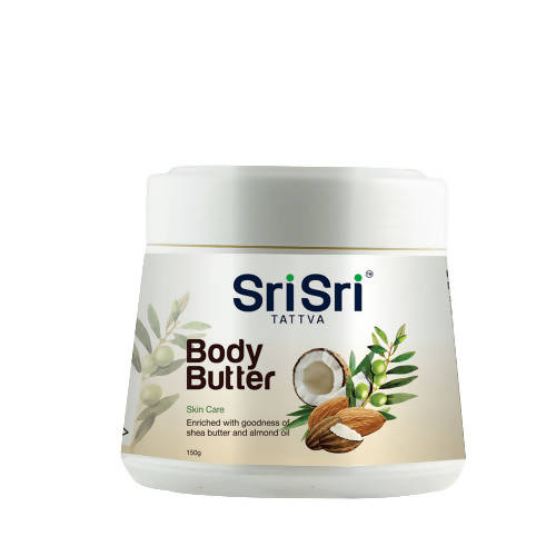 Sri Sri Tattva Body Butter jar on a white background