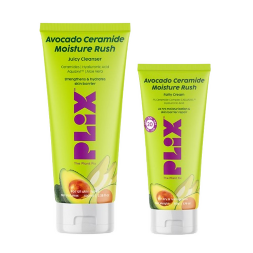 PLIX The Plant Fix Avocado Ceramide Moisture Rush - Cleanser & Cream