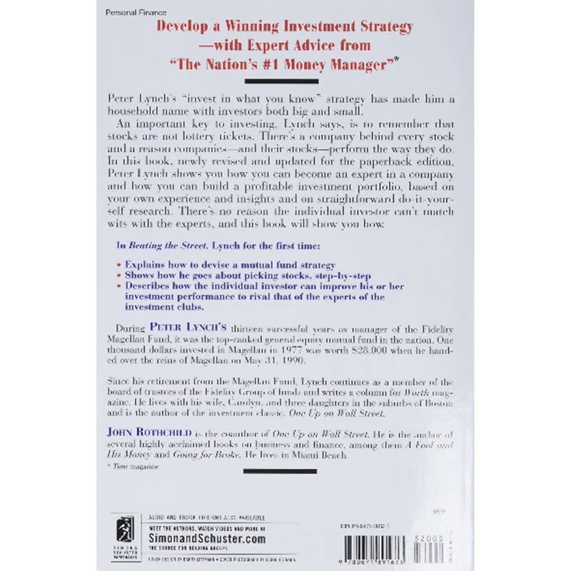 Peter Lynch Beating The Street - Limited Time Offer