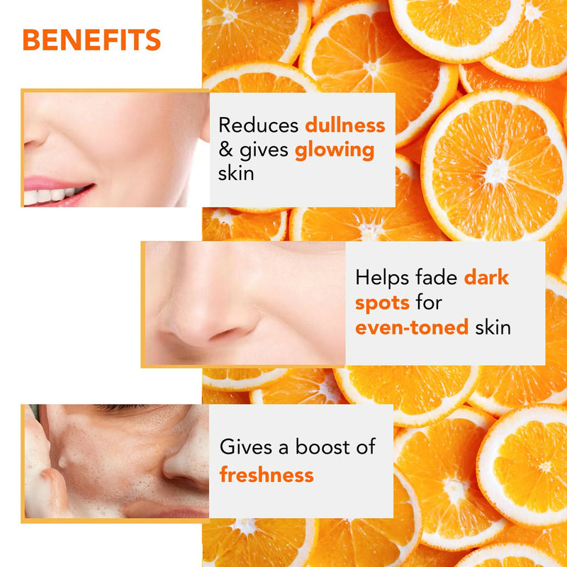 Botanic Hearth Brightening Vitamin C Foaming Face Wash with Papaya & Orange Extracts