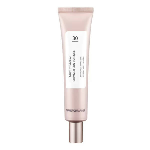 Tube of sunscreen with 'Thank You Farmer' branding on a white background