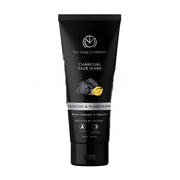 Black tube of Charcoal Face Wash by The Man Company on a white background