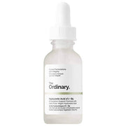 The Ordinary skincare serum bottle on a white background