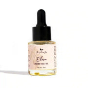 Jojoba face oil bottle with dropper on a white background