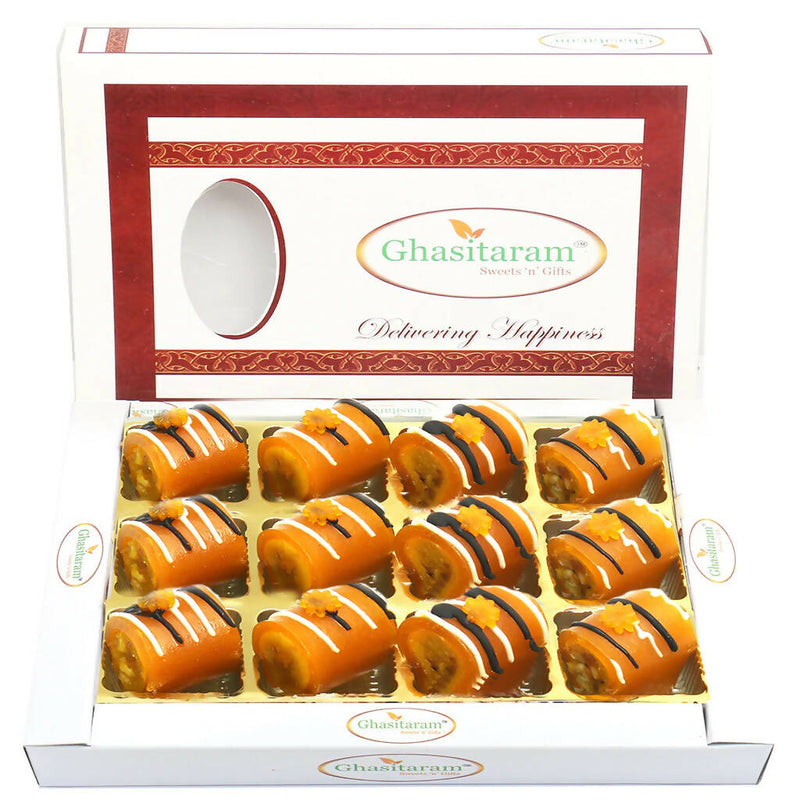 Ghasitaram Mango Roll Delight Sweets