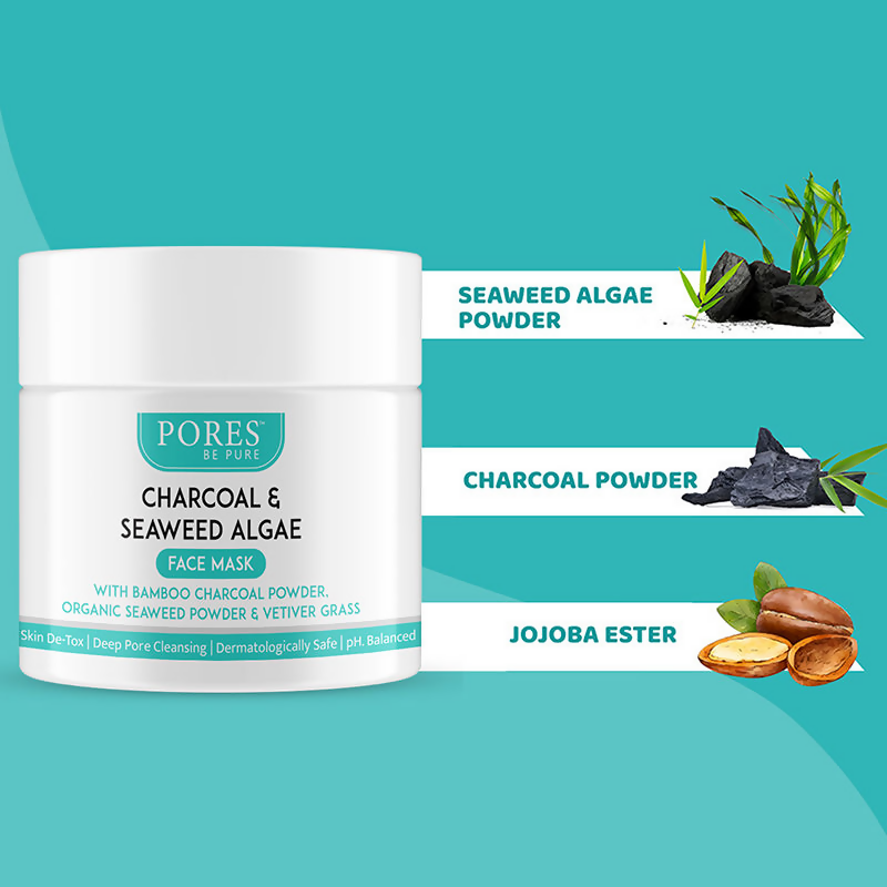 Pores Be Pure Charcoal & Seaweed Face Pack
