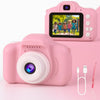 Toy Imagine Kids Digital Camera | 1080p Video & 3.0MP Photos | 2-Inch Screen, USB Rechargeable & Portable | Fun Mini Toy Camera for Boys & Girls Age 3–10 | Educational Birthday Gift(Pink)