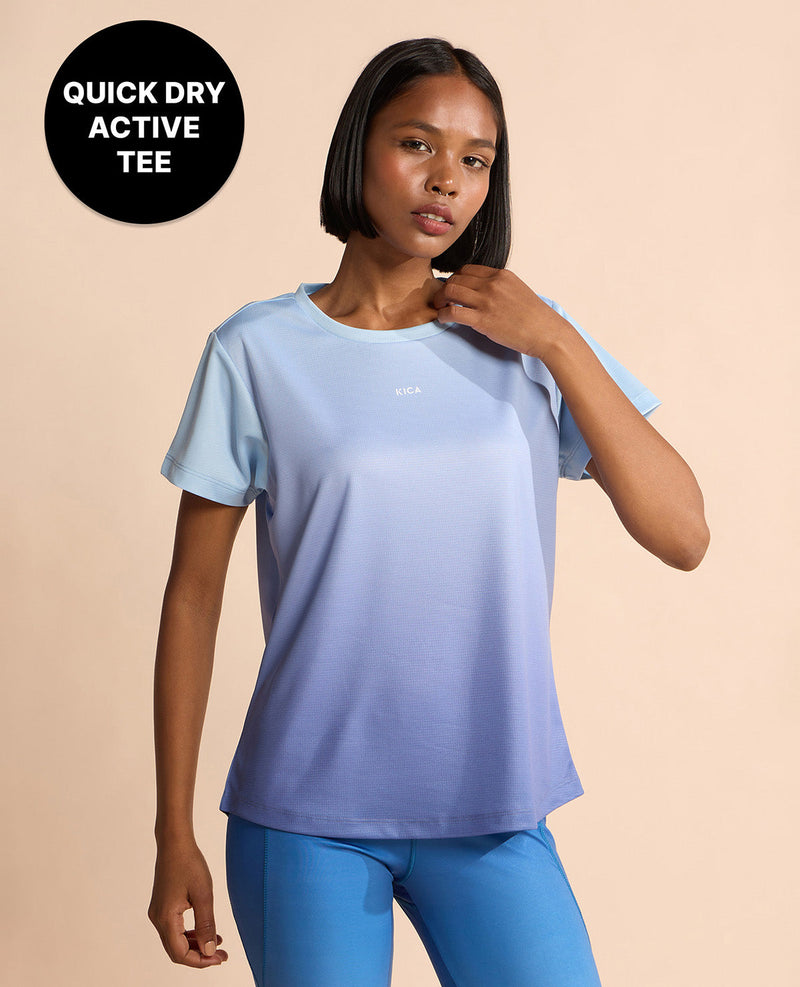 Training Active Tshirt Ombre Blue