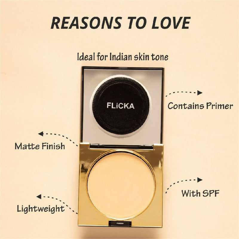 Flicka Cover To Conquer Compact - Coffee