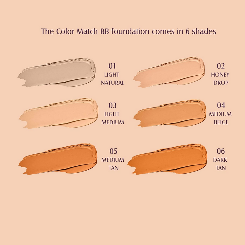 Glam21 Color Match BB Foundation SPF15 - 01 Light Natural