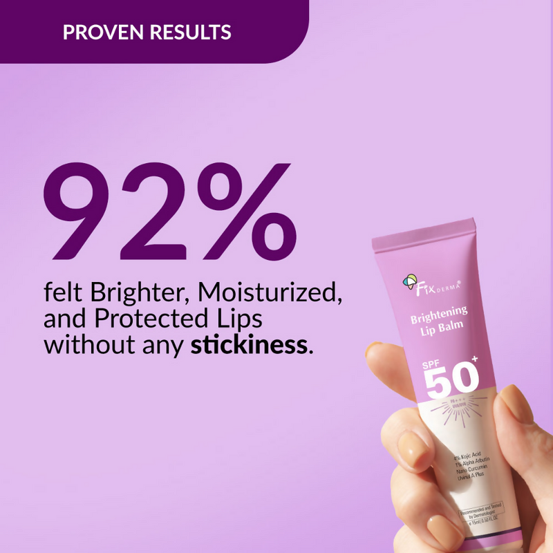 Fixderma 4% Kojic Acid Brightening Lip Balm SPF 50+