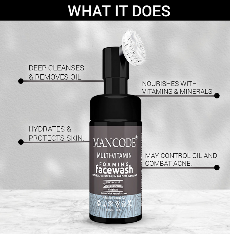 Mancode Multi-Vitamin Foaming Face Wash