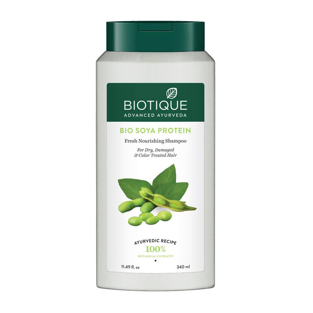 Biotique Advanced Ayurveda Bio Soya Protein Fresh Nourishing Shampoo