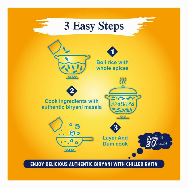 Mama's love Biryani Kit Hyderabadi - Authentic Recipe