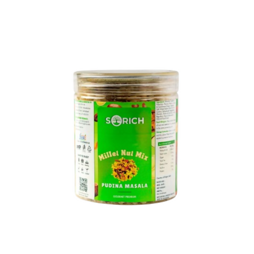 Sorich Organics Millet Nut Mix – Pudina Masala Crunchy & Healthy Snack