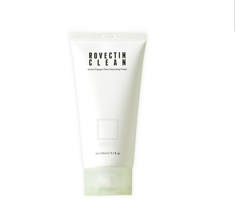 Rovectin Clean Green Papaya Pore Cleansing Foam