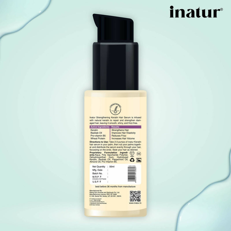 Inatur Strengthening Keratin Hair Serum